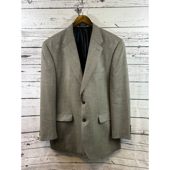 Ralph Lauren Other - Men's Ralph Lauren Gray Herringbone Wool Sport Coat Blazer 44R